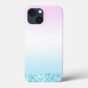 エレガントモダンカラフル勾配グリッター iPhone 13 MINIケース