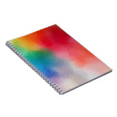 エレガントモダンカラフル抽象芸術空白のテンプレート ノートブック (右側)