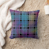 エレガントモダンカラフル織り模様 | クッション (ブランケット)