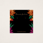 エレガントモダンカラフル花飾り (正面)