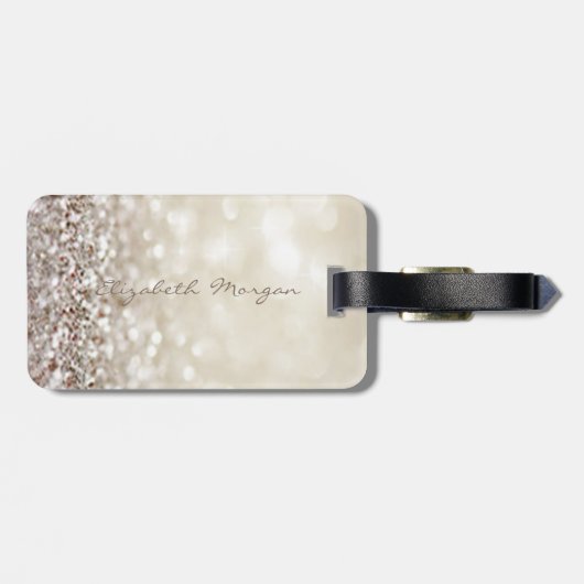 エレガントモダンガーリー光、輝き ラゲッジタグ (裏面横)