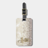 エレガントモダンガーリー《写真》ぼけ味猫お洒落 ラゲッジタグ (正面縦)