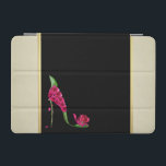 エレガントモダンガーリー，黒，クリーム，花ヒール iPad MINIカバー<br><div class="desc">黒モダンとクリームの背景のヒールの可愛いデザインガーリートレンダニスタとファッション愛好家ユニークのためのギフト。どんな女の子でも、これとエレガントデザインを望んスタイリッシュだ。</div>