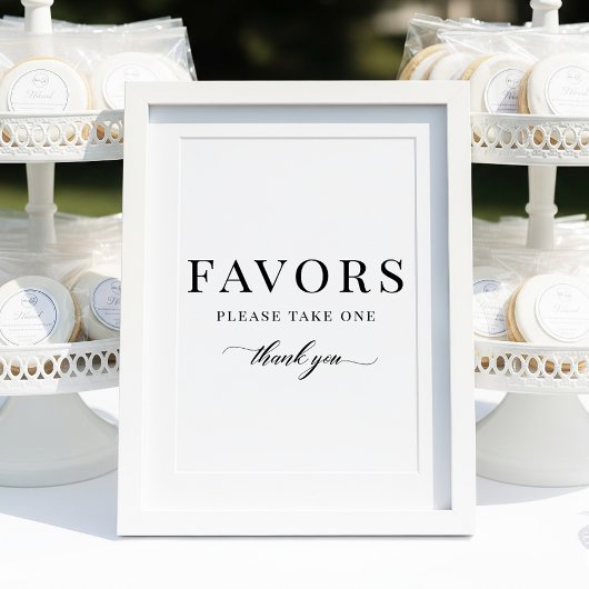 エレガントモダンクラシックお願いサイン一つ ポスター