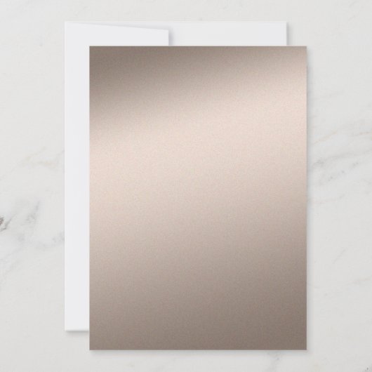 エレガントモダンクラシックブライダルシャワー 招待状 (裏面)