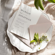 エレガントモダンクラシックミニマ結婚リスト