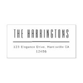 エレガントモダンクラシック差出人住所 セルフインキングスタンプ (デザイン)