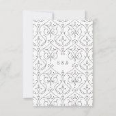 エレガントモダンクラシック 出欠カード (裏面)