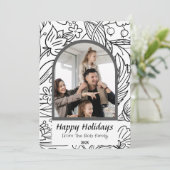 エレガントモダンクリスマスの台本の写真 シーズンカード (スタンド正面)