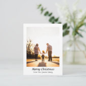 エレガントモダンクリスマスの台本の写真 シーズンポストカード (スタンド正面)
