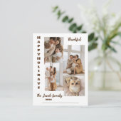 エレガントモダンクリスマスの台本の写真 シーズンポストカード (スタンド正面)