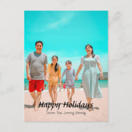 エレガントモダンクリスマスの台本の写真 シーズンポストカード