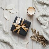 エレガントモダンクリスマス常緑樹&フローラ ラベル