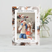 エレガントモダンクリスマス | 家族モダン1の写真 シーズンカード (スタンド正面)
