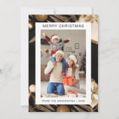 エレガントモダンクリスマス | 家族モダン1の写真 シーズンカード (正面)