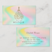 エレガントモダングラデーショングリッター 名刺 (正面/裏面)