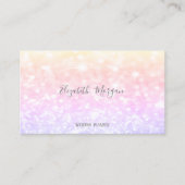 エレガントモダングラデーション《写真》ぼけ味 名刺 (正面)