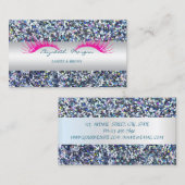 エレガントモダングリッターフェイク 名刺 (正面/裏面)