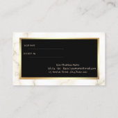 エレガントモダングリッター枠、大理石の紹介カード 紹介カード (裏面)