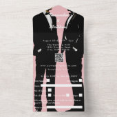 エレガントモダンゲイ結婚ズ オールインワン招待状 (内側)