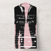 エレガントモダンゲイ結婚ズ オールインワン招待状 (内側)