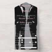 エレガントモダンゲイ結婚ズ オールインワン招待状 (内側)