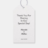 エレガントモダンゲイ結婚ズ ギフトタグ (裏面)