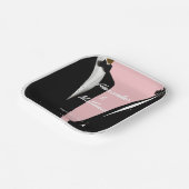 エレガントモダンゲイ結婚ズ ペーパープレート (傾斜あり)