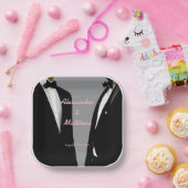 エレガントモダンゲイ結婚ズ ペーパープレート (パーティー)