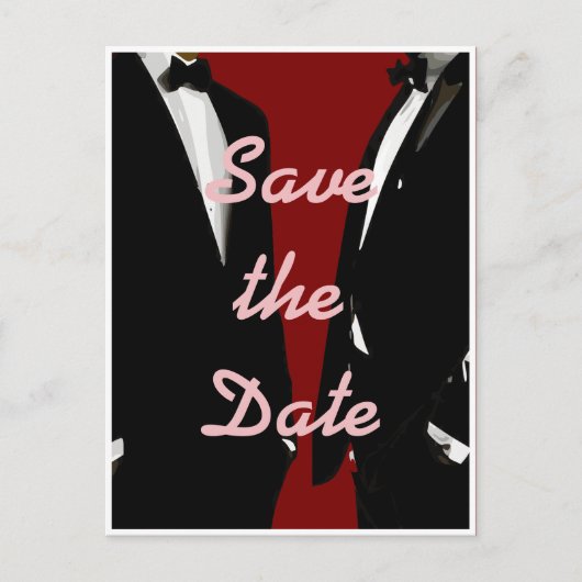 エレガントモダンゲイ結婚ズ ポストカード (正面)