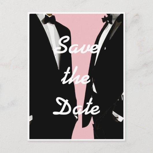 エレガントモダンゲイ結婚ズ ポストカード (正面)