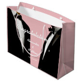 エレガントモダンゲイ結婚ズ ラージペーパーバッグ (裏面アングル)