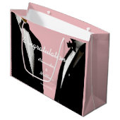 エレガントモダンゲイ結婚ズ ラージペーパーバッグ (正面アングル)