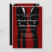 エレガントモダンゲイ結婚ズ 招待状 (正面/裏面)