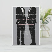 エレガントモダンゲイ結婚ズ 招待状 (スタンド正面)
