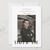 エレガントモダンサンキューカード 招待状 (正面)