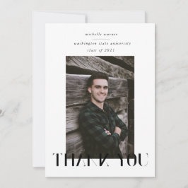 エレガントモダンサンキューカード 招待状