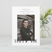 エレガントモダンサンキューカード 招待状 (スタンド正面)