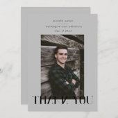 エレガントモダンサンキューカード 招待状 (正面/裏面)