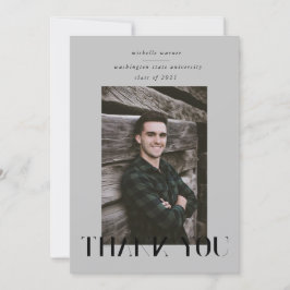 エレガントモダンサンキューカード 招待状