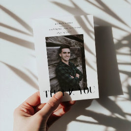 エレガントモダンサンキューカード 招待状