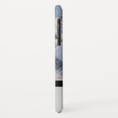 エレガントモダンシュナウザーwブラックモノグラム名 Case-Mate iPhoneケース (裏面/左)