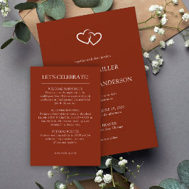 エレガントモダンシンプルエレメント結婚の エンクロージャーカード