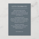 エレガントモダンシンプルエレメント結婚の エンクロージャーカード (正面)