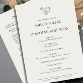 エレガントモダンシンプルエレメント結婚の プログラム