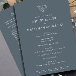 エレガントモダンシンプルエレメント結婚の プログラム