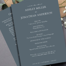 エレガントモダンシンプルエレメント結婚の プログラム