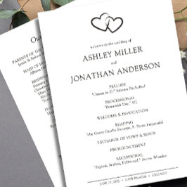 エレガントモダンシンプルエレメント結婚の プログラム