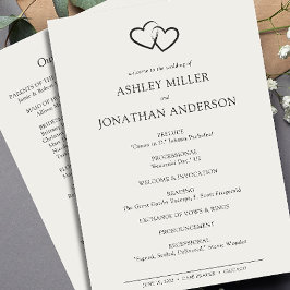 エレガントモダンシンプルエレメント結婚の プログラム