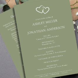 エレガントモダンシンプルエレメント結婚の プログラム